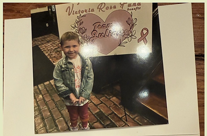 A family supported by the Billy Mock Foundation
